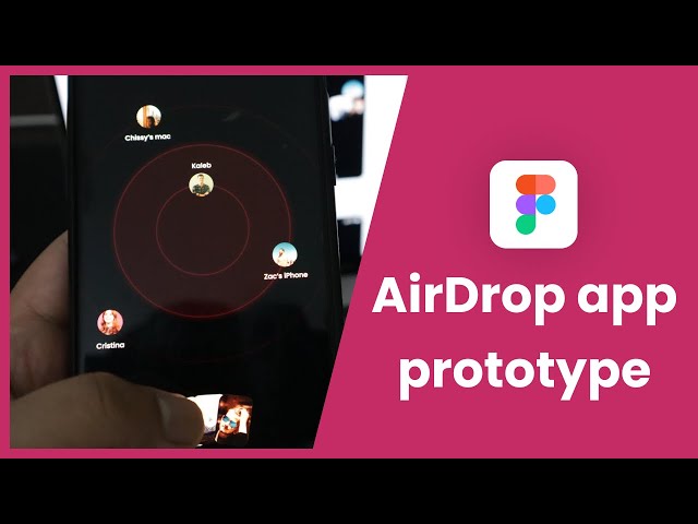 Building AirDrop like file sharing app | Figma