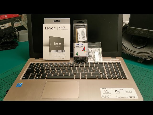 How to upgrade the RAM (memory) and HDD (storage) on an ASUS R540L laptop - full disassembly