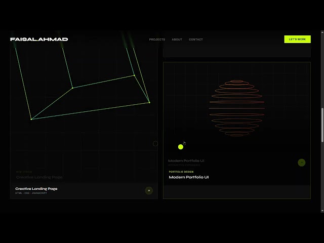 3D Developer Portfolio Website | HTML CSS JavaScript | Modern Responsive Portfolio 2026