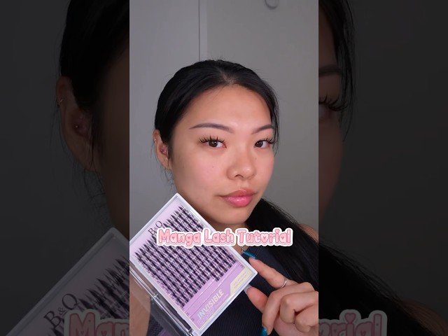Manga Lash Tutorial #lashclusters #mangalashes #animelashes #lashroutine #makeuptutorial