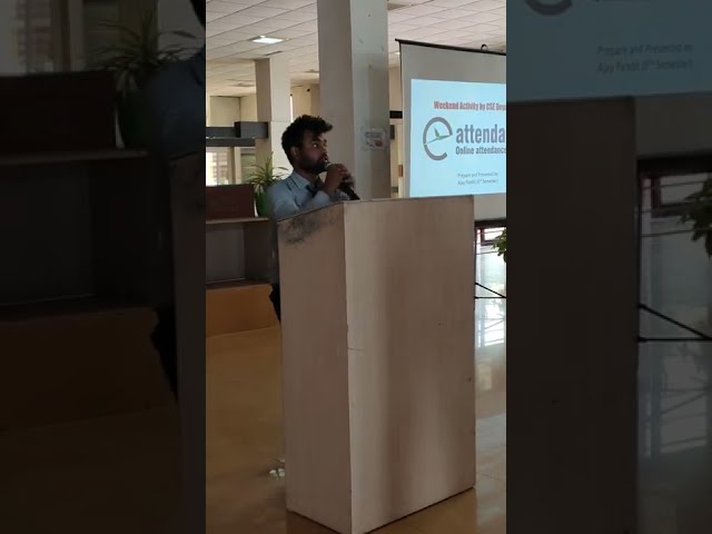 Attendance Project Presentation || by codeAj
