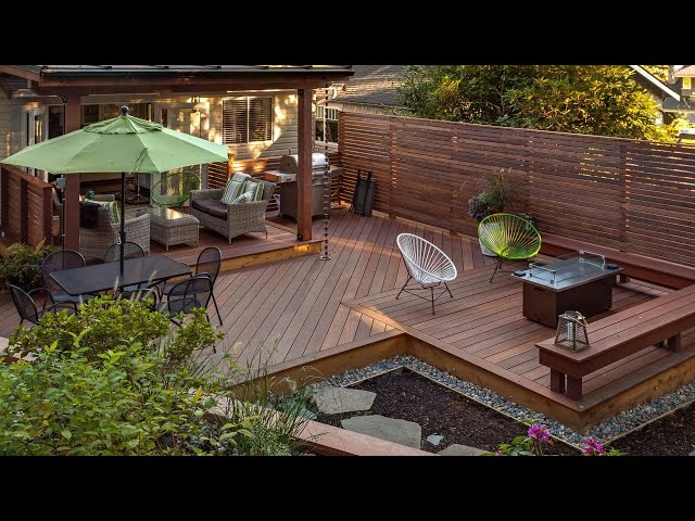 BEST! 100+ SMALL BACKYARD DECKS DESIGN IDEAS | TIPS FOR SMALL OUTDOOR DECK LOOK SPACIOUS AND BIGGER