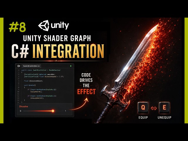 8- Control Shader Graph From C# in Unity