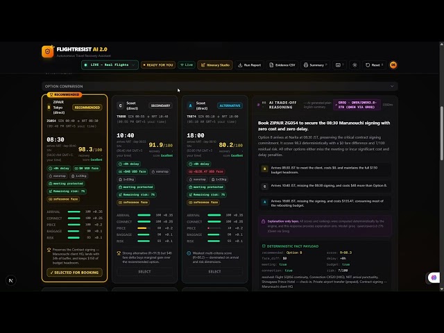 FlightResist AI 2.0 — Autonomous Travel Recovery Intelligence | Alibaba Cloud × Atlas Hackathon 2026