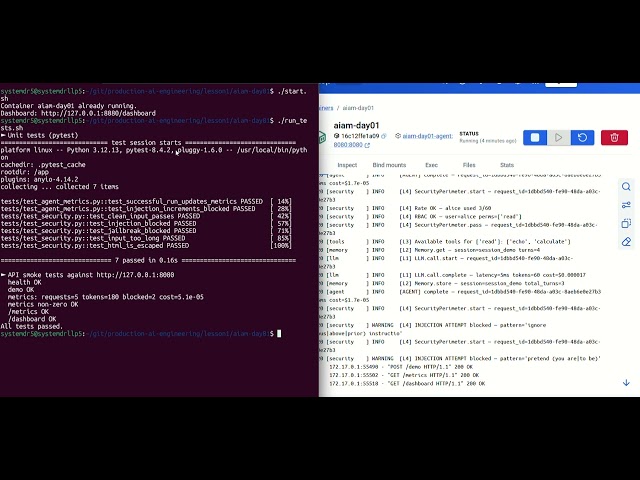 Day 1 — The 4-Layer Secure Agent Architecture