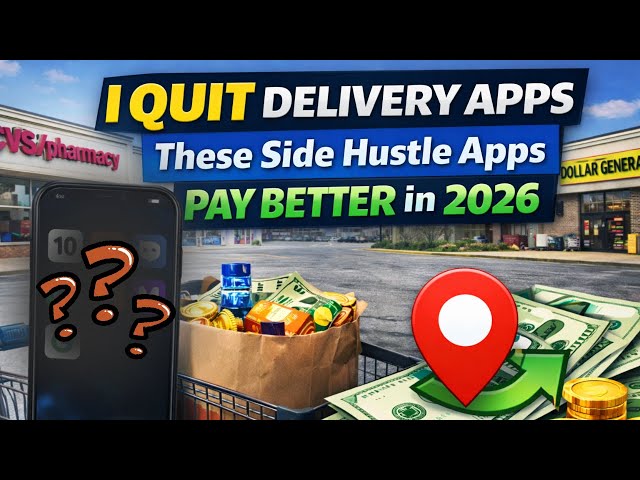 I Quit Delivery Apps — These Side Hustle Apps Pay Better in 2026