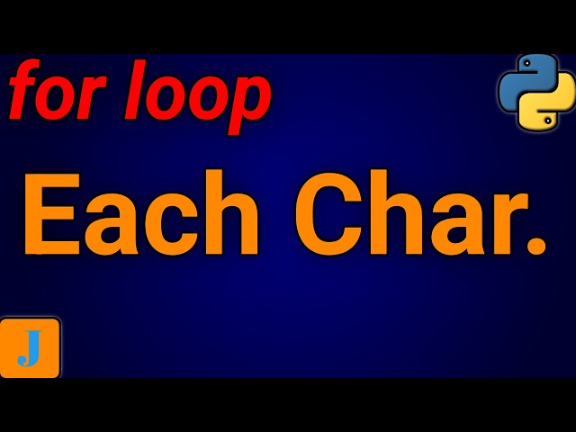 How To Print Each Character Of A String In Python Using For Loop