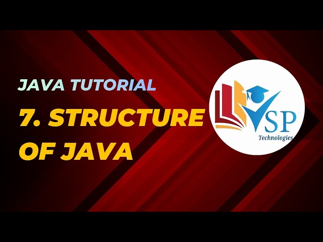Structure of Java Explained | Java Tutorial for Beginners | Java Program Structure