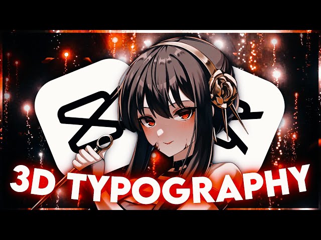 3D Impact Typography Like Ae 🔥 | CapCut AMV Tutorial