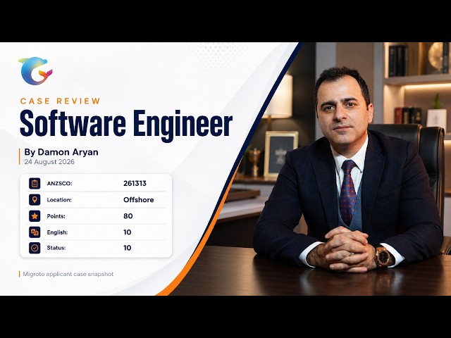 Software Engineer | 80 Points | Offshore | Australian Migration Case Review