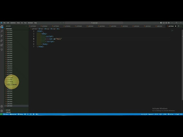 Javascript | String functions 'Substring()' | CodeLearning