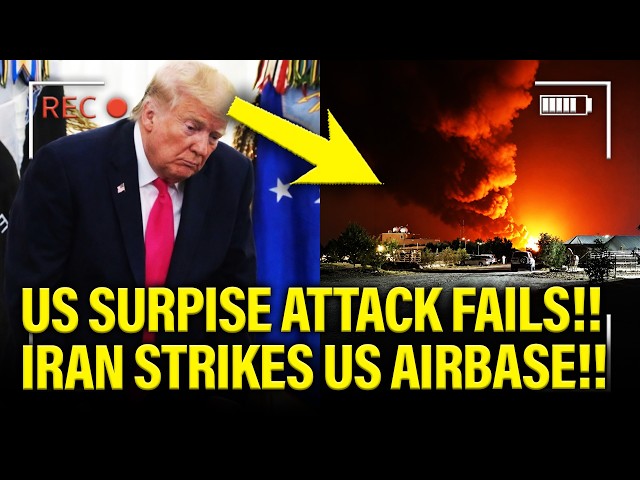 Trump SURPRISE ATTACK on Iran BACKFIRES as US AIRBASE HIT!!!