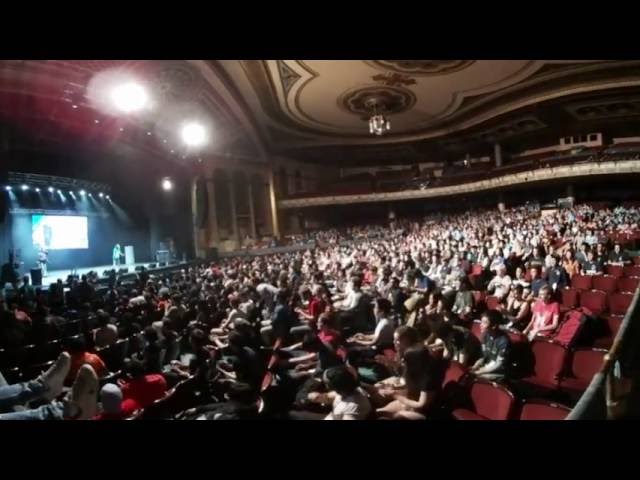 MHacks8 - 360 footage of opening