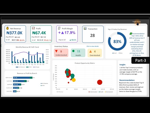 Excel Data Analyst Project: How to create an Excel Dashboard for beginners