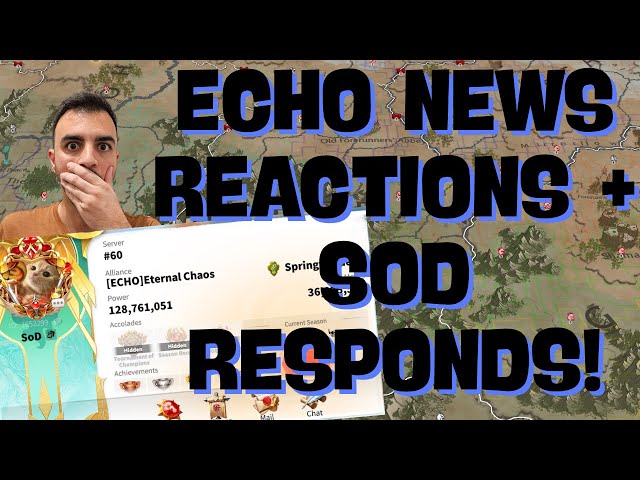 Community Reactions To ECHO News & SoD's Response To Quitting! | Call of Dragons