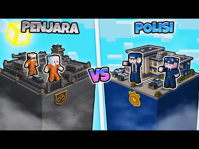 COPS VS ROBBERS in MINECRAFT CHUNK BATTLE