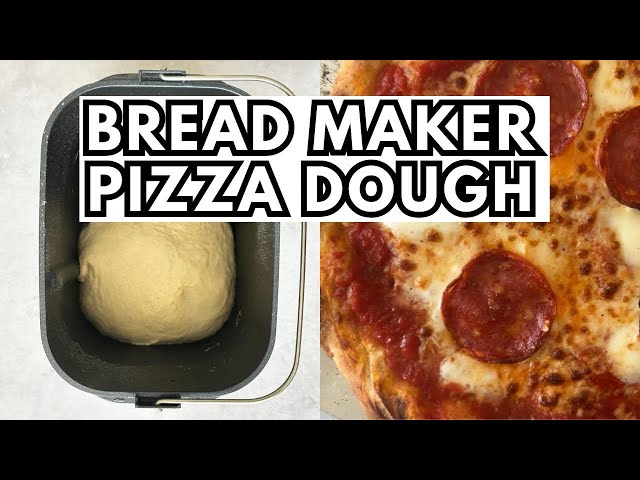 Bread Maker Pizza Dough - I Tried Making Pizza Dough in a Panasonic Bread Maker