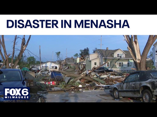 Menasha, Wisconsin storm damage; disaster declared, water boil order | FOX6 News Milwaukee
