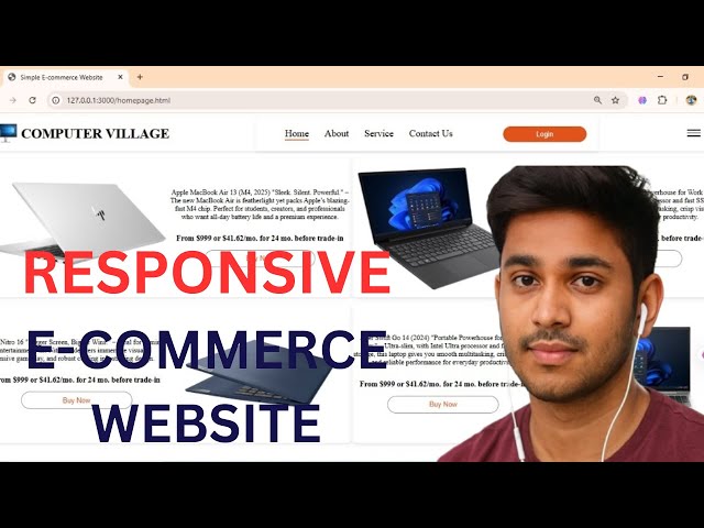 Desktop Responsive Website Tutorial for Beginners