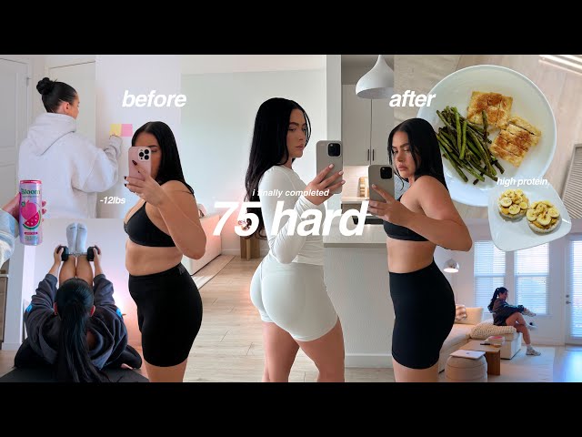 75 Hard FINAL WEEK | how 75 days of discipline changed me (results, before and after)