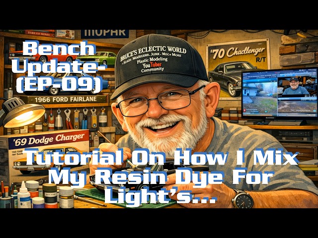 Bench UpDate EP-09 | Tutorial | Let's Resin | How I Mix My Resin Dye For Light's