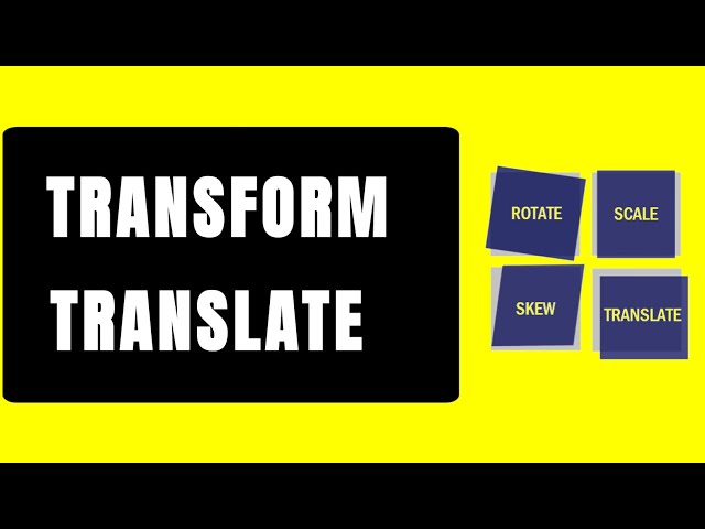 CSS Transform Translate Explained in Detail 📍 | Move Elements Like a Pro #EasyWebSeries