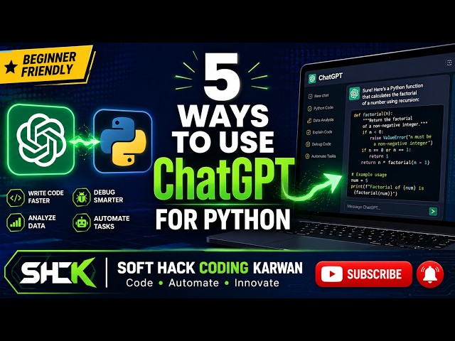 Stop Struggling with Python — Use ChatGPT Like This