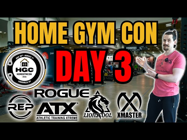 Home Gym Con Day 3 | Rep Fitness, Rogue Fitness, ATX, XMaster, Lionscool, and more!