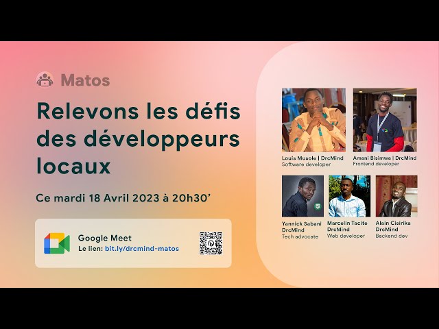 Relevons les défis des developpeurs locaux | DrcMind | GDG Bukavu | GDG Uvira | Panel de discussion