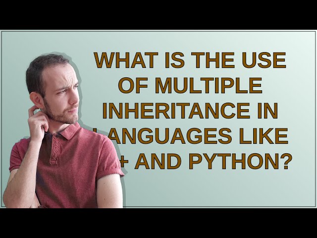 What is the use of Multiple Inheritance in languages like C++ and Python?
