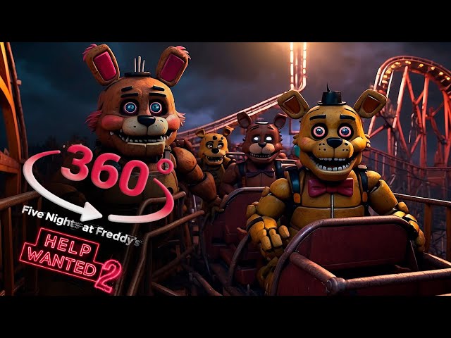 360° FNAF2 Roller Coaster - Five Nights at Freddy’s Help Wanted 2 Roller Coaster