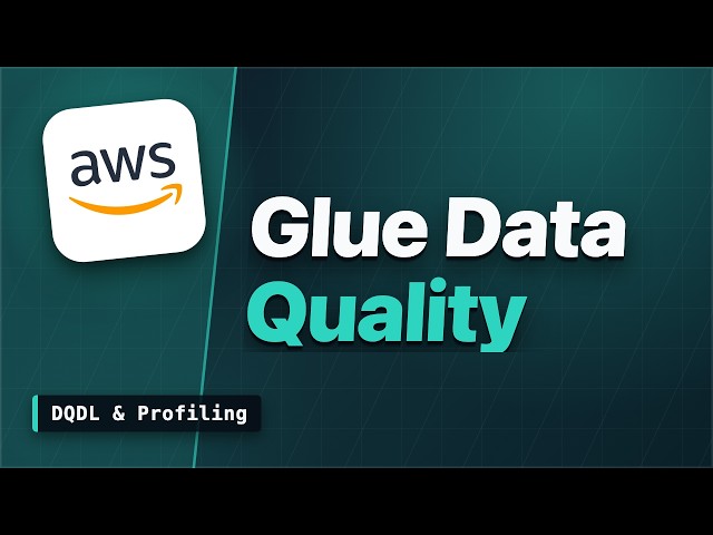 DEA-C01 Course #16: Data Quality, Profiling, and the Glue Data Quality DQDL Language