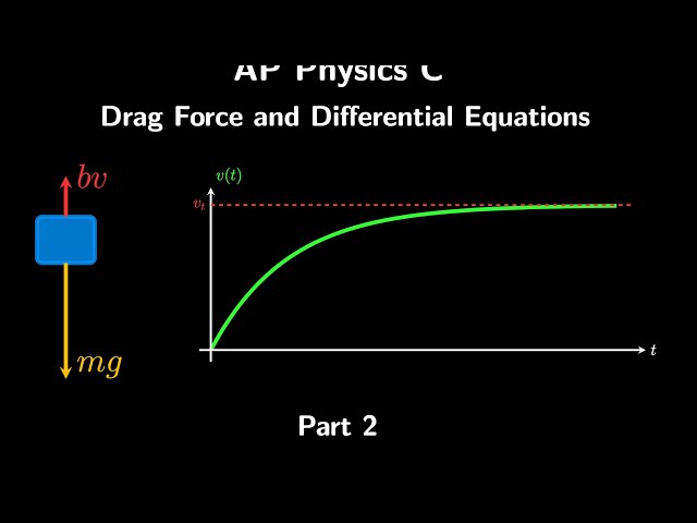 AP Physics C: Drag Force - How to Part 2