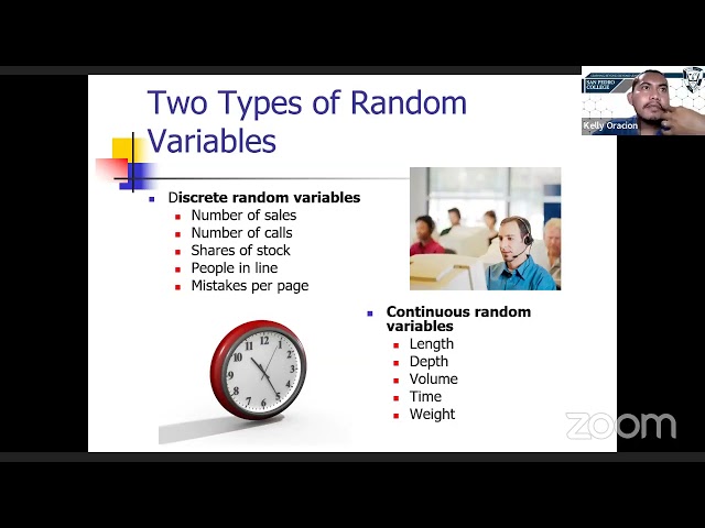 Probability Distribution, Mean and Variance of Random Variables