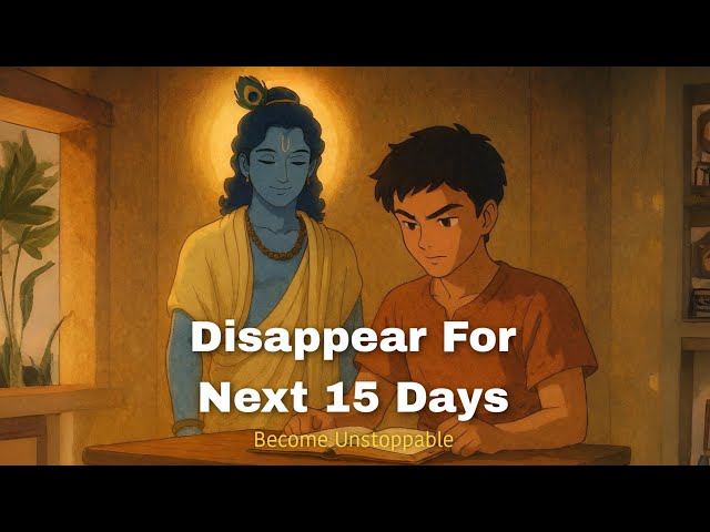 Disappear For 15 Days: Krishna’s Ultimate Exam Comeback Plan 🔥
