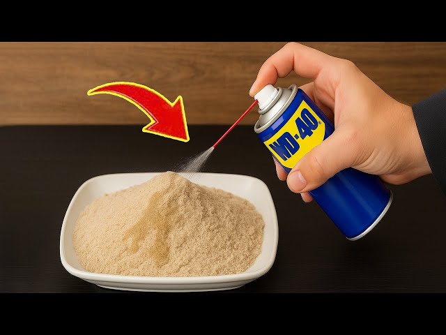 Mix wd 40 with sand 😱You Will not Believe the Incredible Result | Creation Tips