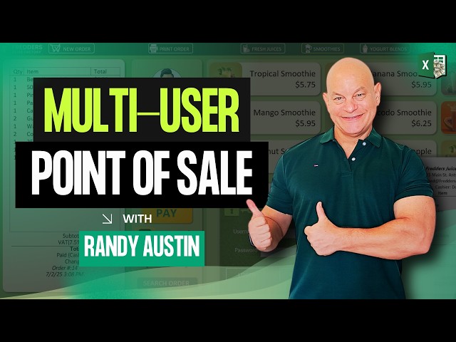 How To Create A Multi-User Point Of Sale (POS) In Excel From Scratch [Free Download]