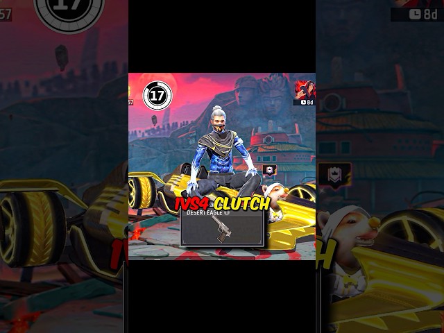 20 SECONDS = 1VS4 CLUTCH ☠️🗿 #shortsfeed #deepexff #tondegamer