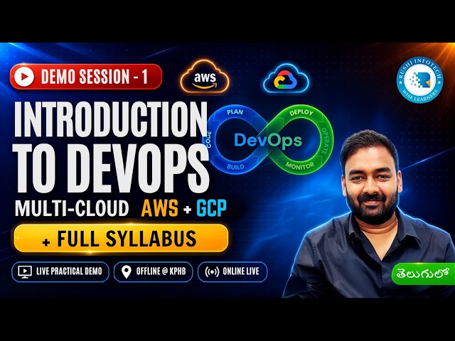 Learn DevOps with AWS & GCP | Complete Training + Placement | Demo Class | By Rushi