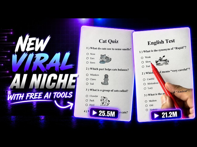 How to Make Viral Quiz Videos with AI (100% FREE)