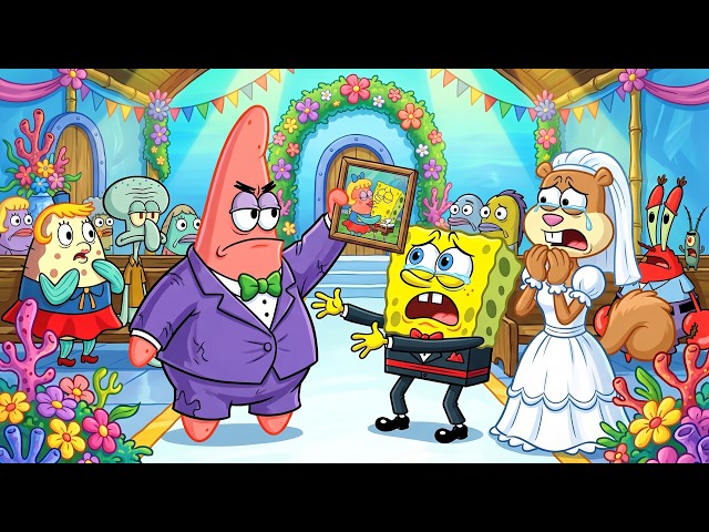 Patrick Stopped SpongeBob and Sandy’s Wedding… Then He Showed Everyone the Photo
