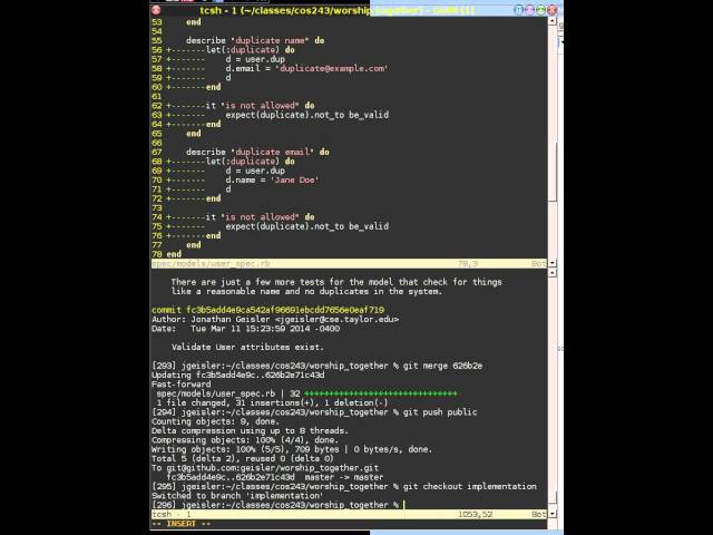 My implementation passing first tests