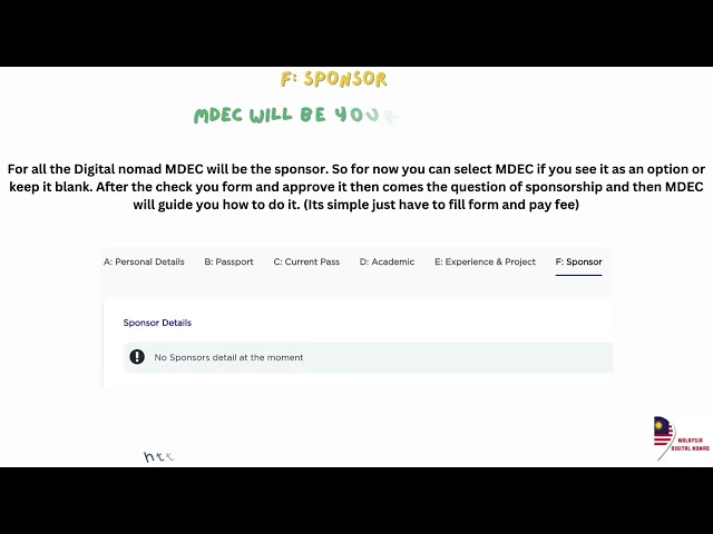 Malaysia Digital Nomad Visa Application: Step-by-Step Guide (MDEC Form Filling)