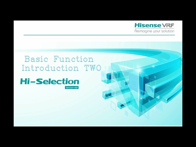 Hi Selection Software Training - English version