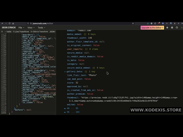 Reddit Scraper API | How to Get Reddit User Profile Using API | Kodexis.store