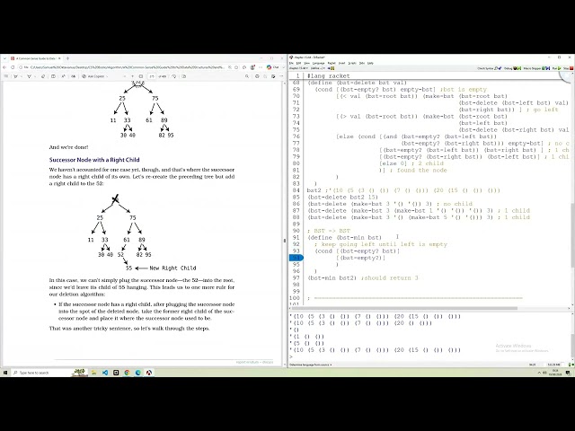 algorithms in racket #63 (self learning)