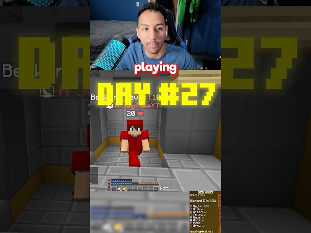 PATRIOT - Day 27 of playing Hypixel Bedwars everyday until I beat every challenge!
