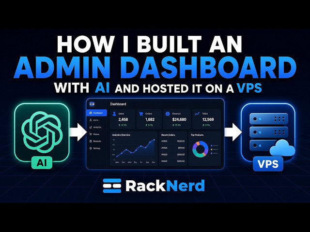 How I Built an Admin Dashboard with AI and Hosted It on a VPS