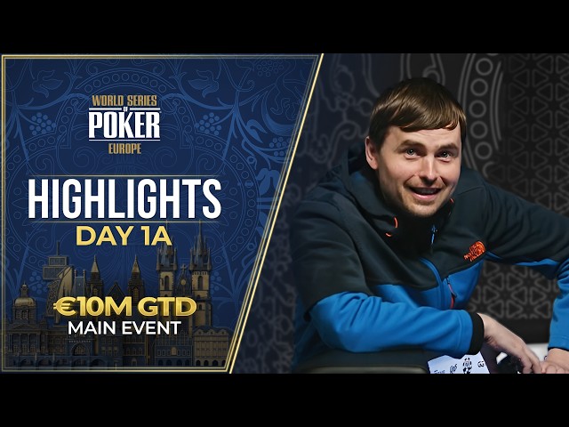 HIGHLIGHTS | 2026 WSOPE Main Event | Day 1A | Prague