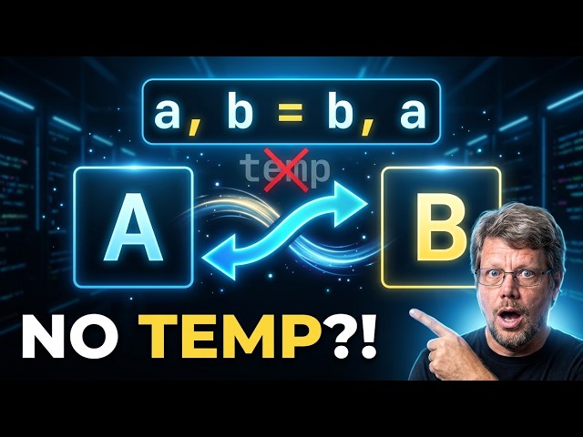 This Python trick made me love Python | Python's variable swap